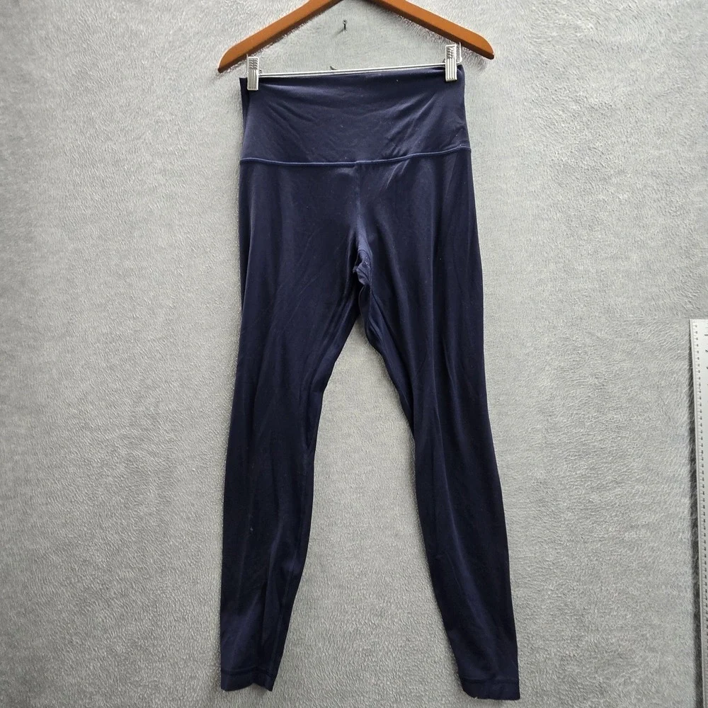 Lululemon Women Activewear Pants 10 Navy Blue Yoga Align Legging 25